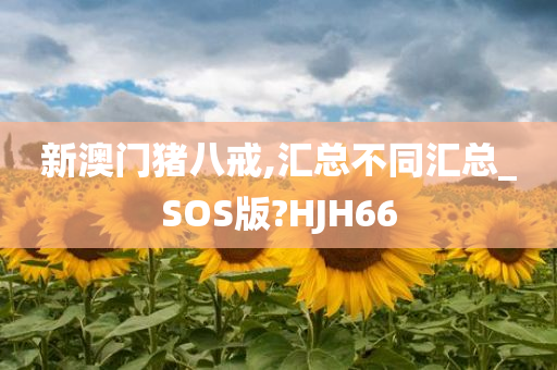 新澳门猪八戒,汇总不同汇总_SOS版?HJH66