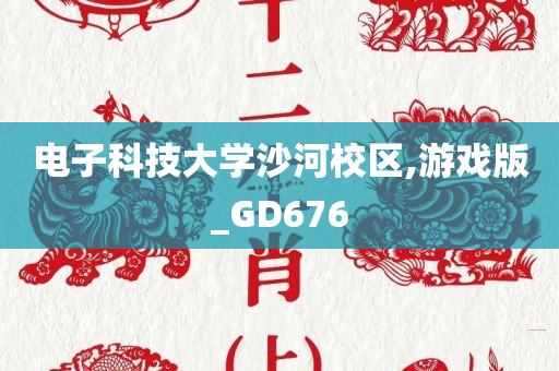 电子科技大学沙河校区,游戏版_GD676