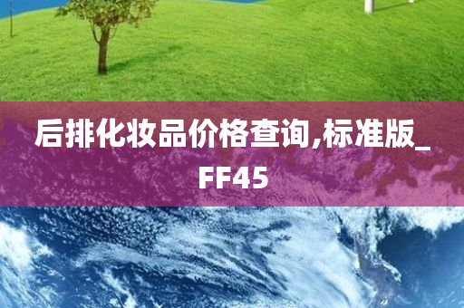 后排化妆品价格查询,标准版_FF45