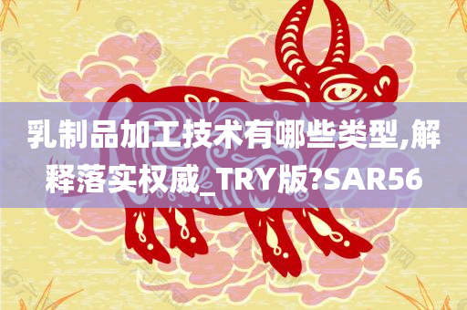 乳制品加工技术有哪些类型,解释落实权威_TRY版?SAR56