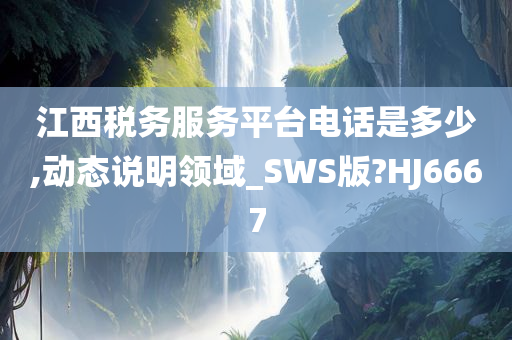 江西税务服务平台电话是多少,动态说明领域_SWS版?HJ6667