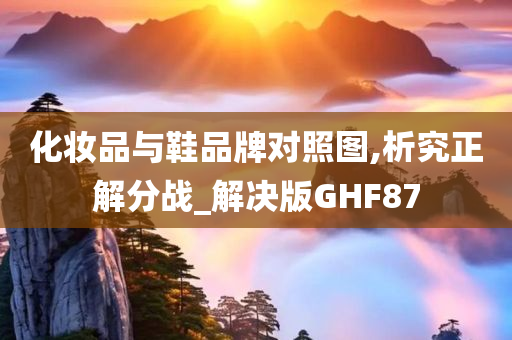 化妆品与鞋品牌对照图,析究正解分战_解决版GHF87