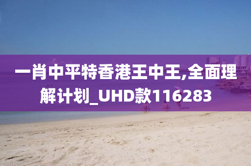 一肖中平特香港王中王,全面理解计划_UHD款116283