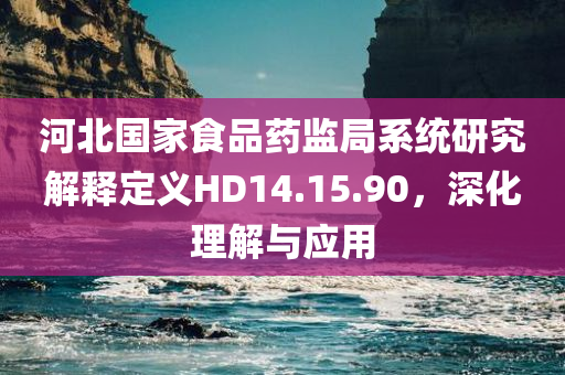 河北国家食品药监局系统研究解释定义HD14.15.90，深化理解与应用