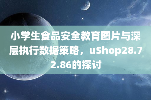 小学生食品安全教育图片与深层执行数据策略，uShop28.72.86的探讨